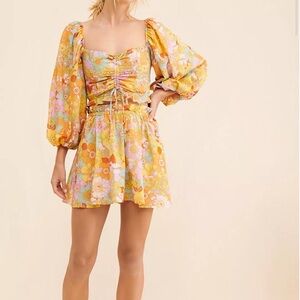 Show me Your Mumu Retro Floral Two-Piece Set